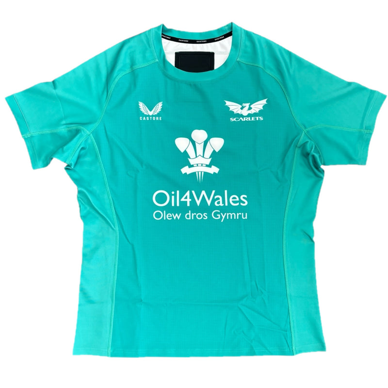 Scarlets Men's Green Jersey Castore Men's Scrummage Shirt