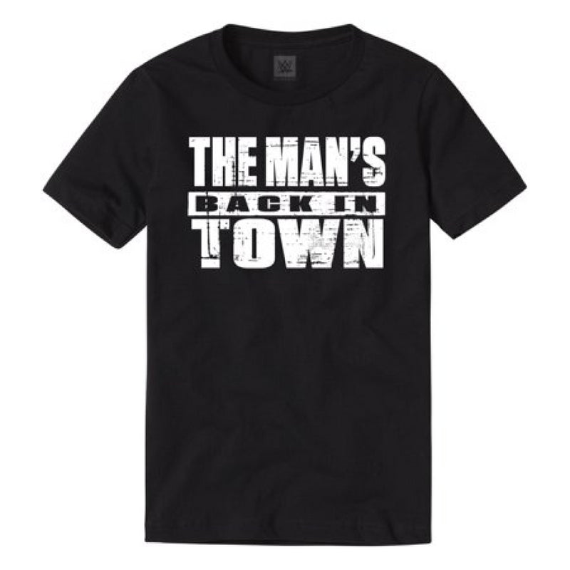 WWE Men's Graphic T-Shirt Becky Lynch The Man's Back In Town Top