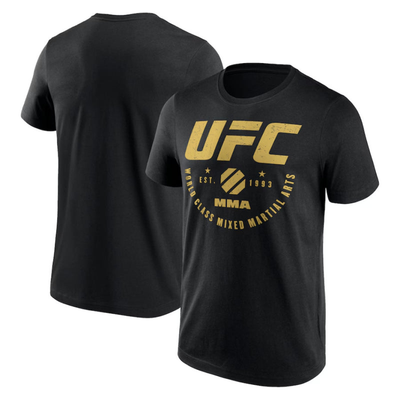 UFC MMA Men's T-Shirt World Class Black Top
