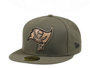 Tampa Bay Buccaneers Cap Men's NFL New Era Olive Fitted Hat