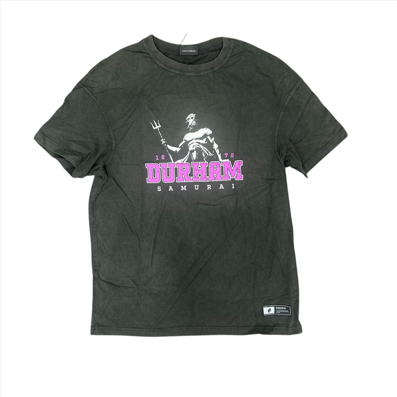 Samurai Duhram University T-Shirt Men's Black Rugby Top