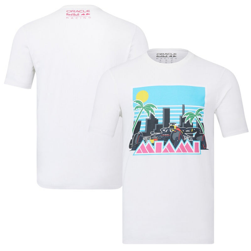 Red Bull Racing T-Shirt Men's F1 Castore Oracle Miami GP Top