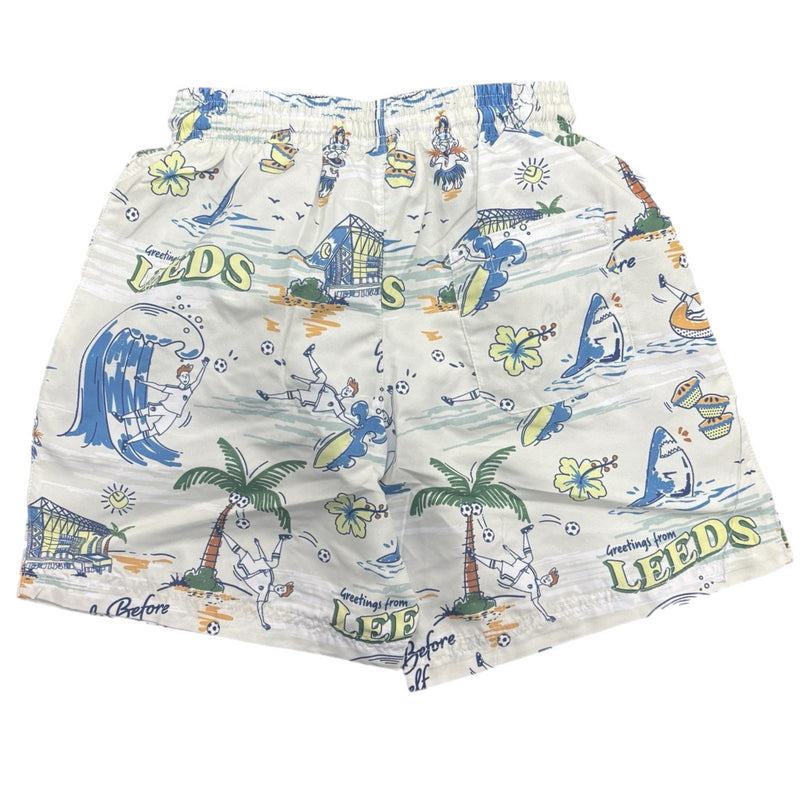 Leeds United Swim Shorts Kid's Football Tropical Trunks