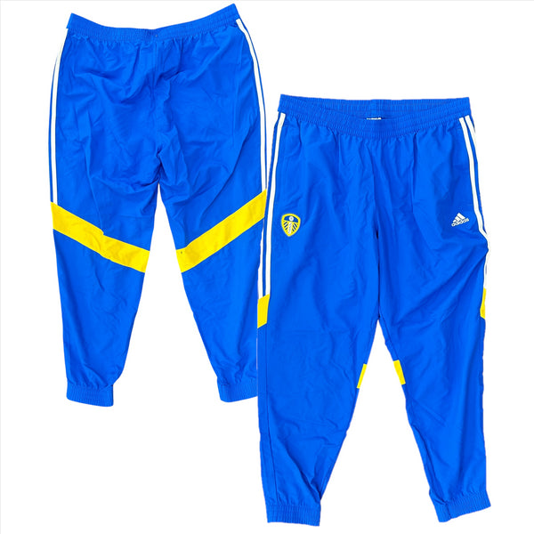 Leeds United Men's Trousers adidas Football Blue Training Pants