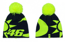 Valentino Rossi MotoGP Beanie Kid's Navy Sun & Moon Bobble Hat