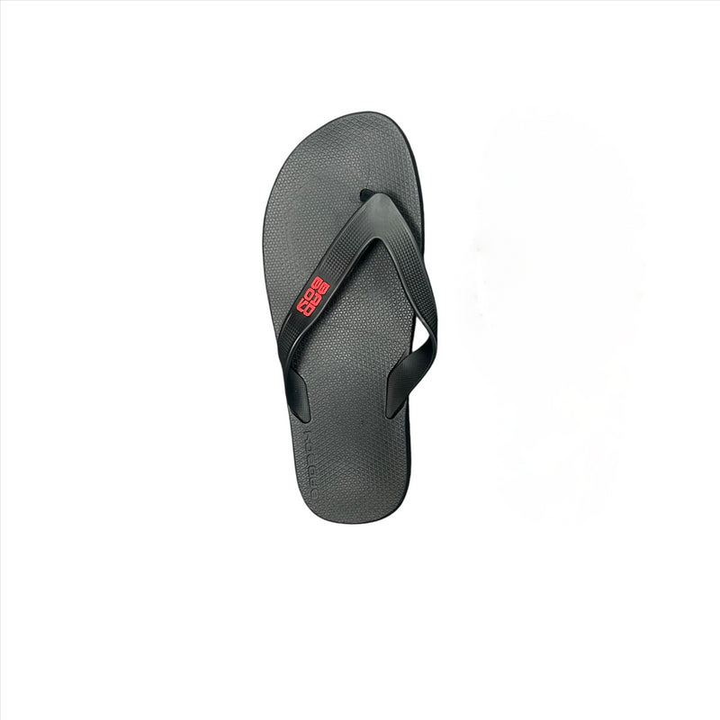 Bad Boy Flip Flops Adult MMA Black/Red Jab Sandals