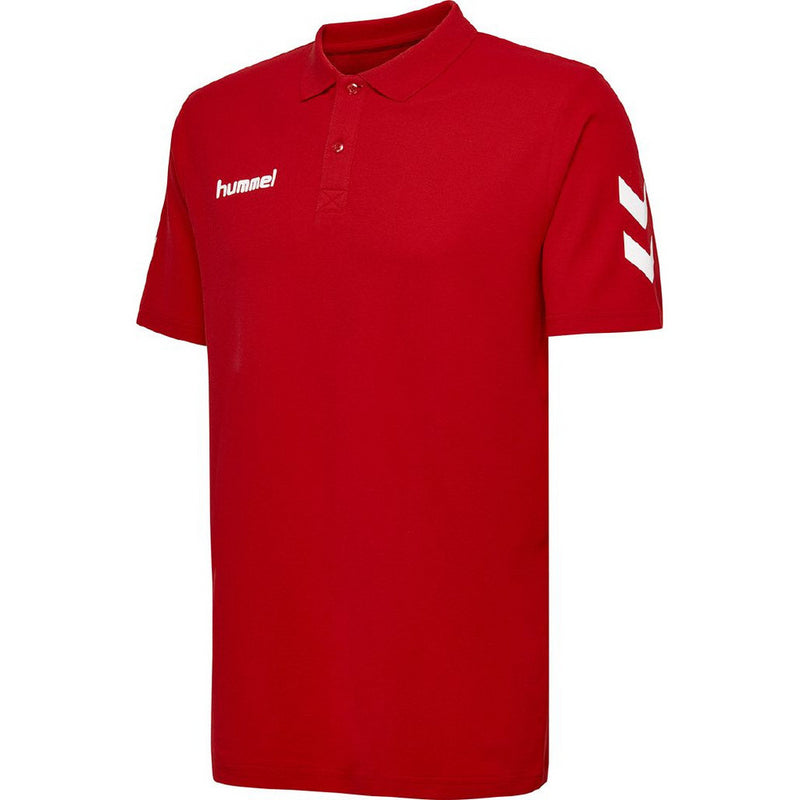 Hummel Men's GO Polo Red GO Cotton Polo Shirt