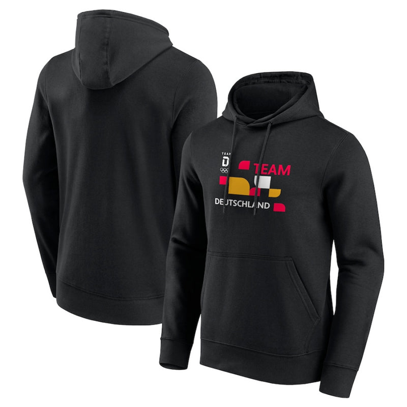 Team D Men's Hoodie Olympics Black Hometown Graphic Hoodie