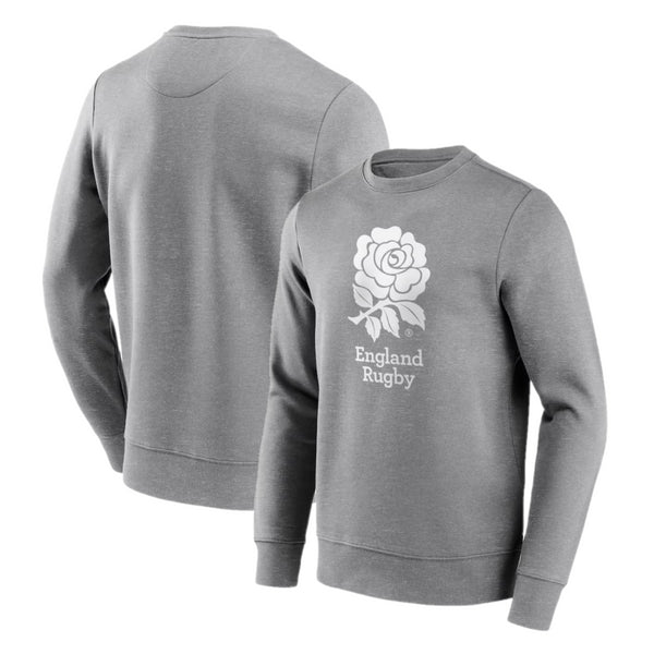 England Rugby Men's Sweatshirt Mono Logo Graphic Crew Top