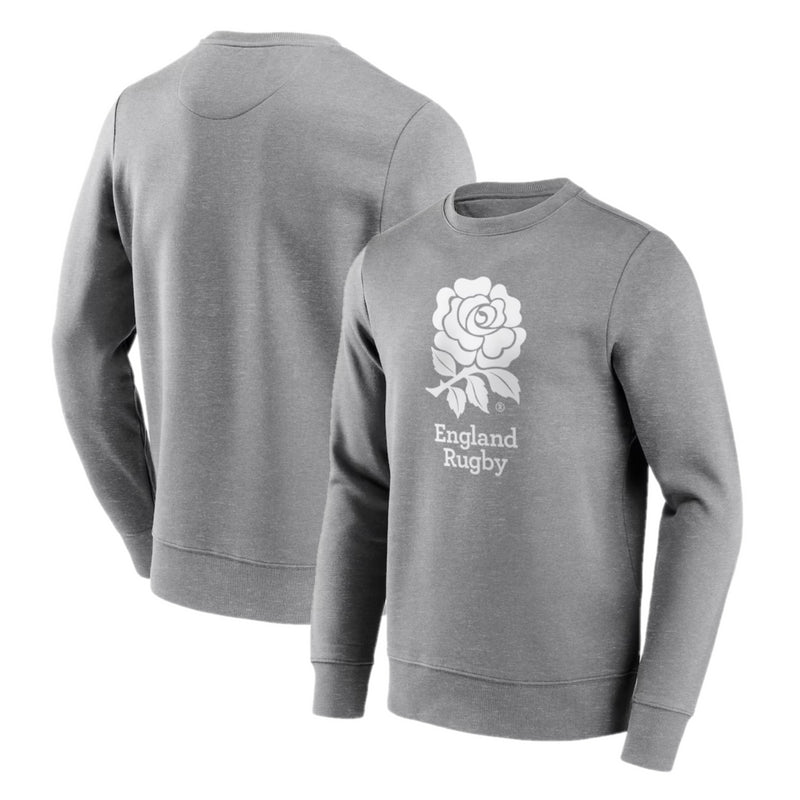England Rugby Men's Sweatshirt Mono Logo Graphic Crew Top