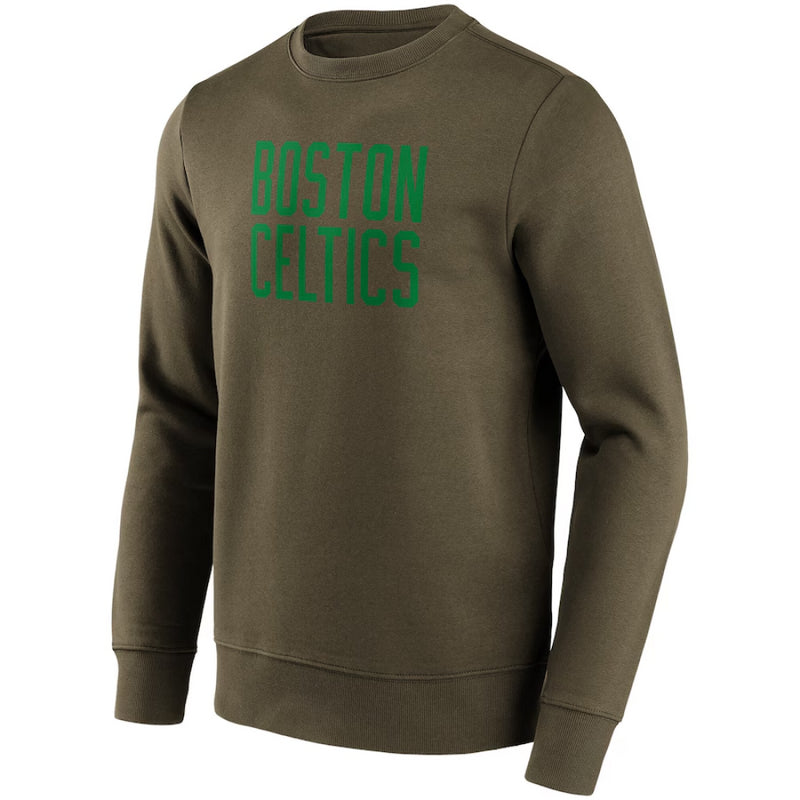 Boston Celtics Men's Sweatshirt NBA Fashion Wordmark Sweatshirt