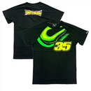 Cal Crutchlow Men's T-Shirt Black MotoGP 35 Short Sleeve Top