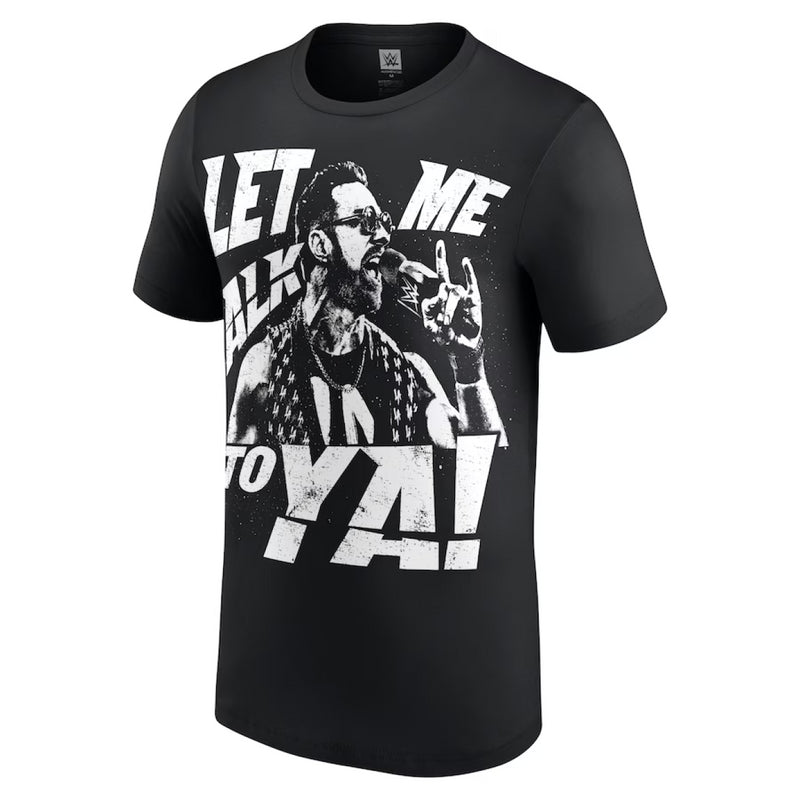 WWE Men's Graphic T-Shirt LA Knight Let Me Talk To Ya Top