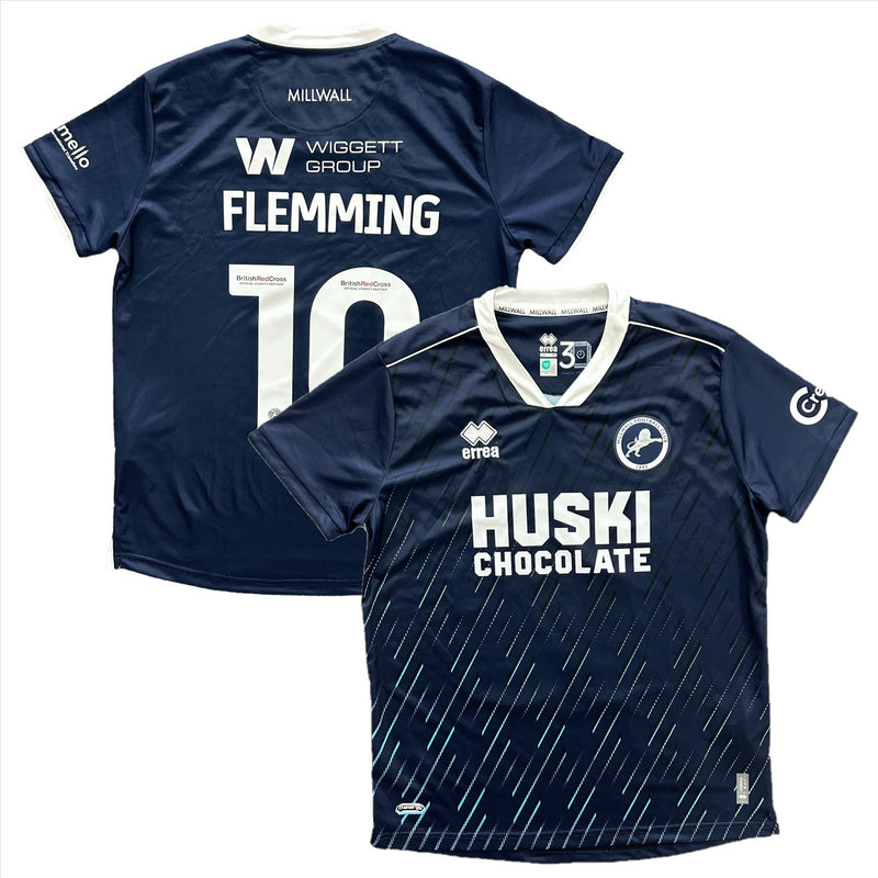 Millwall Football Men's Shirt Errea Home 23/24 Top - Flemming