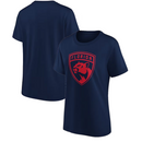 Florida Panthers Women's T-Shirt NHL Navy Top