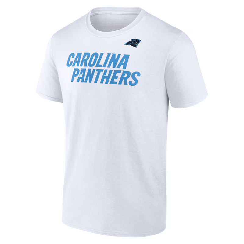 Carolina Panthers Men's T-Shirt NFL Hometown Hotshot White Top