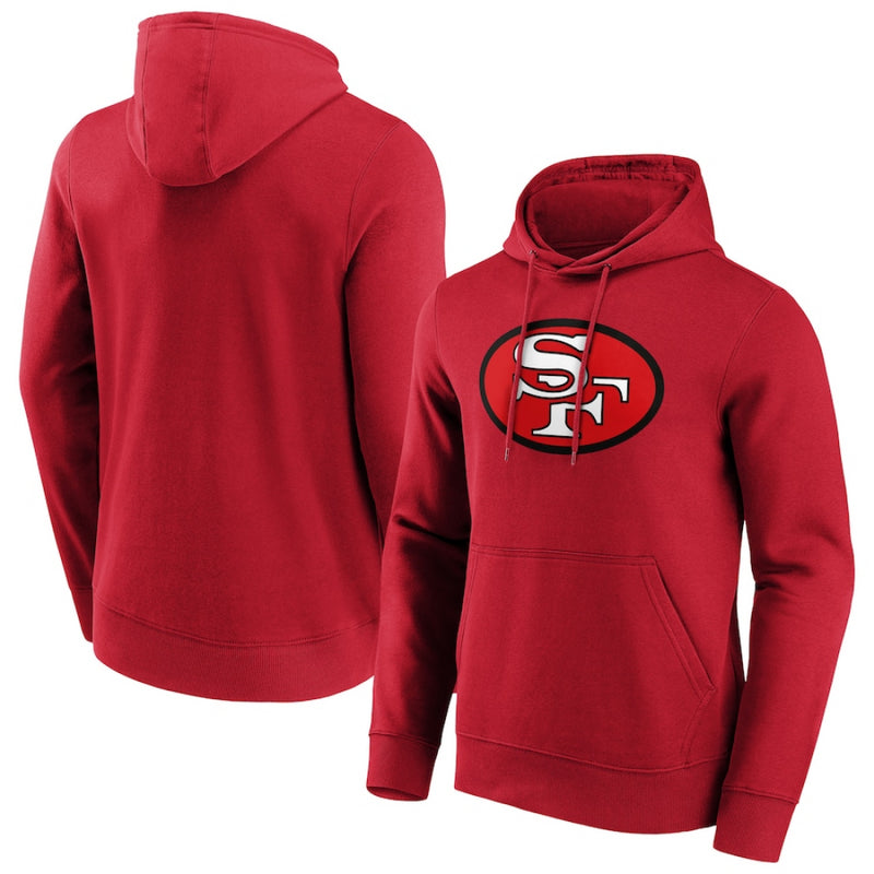 San Francisco 49ers Hoodie NFL Classic Logo Red Hoodie