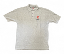 Men's Genoa CFC Polo Castore Football Grey Polo Shirt - New