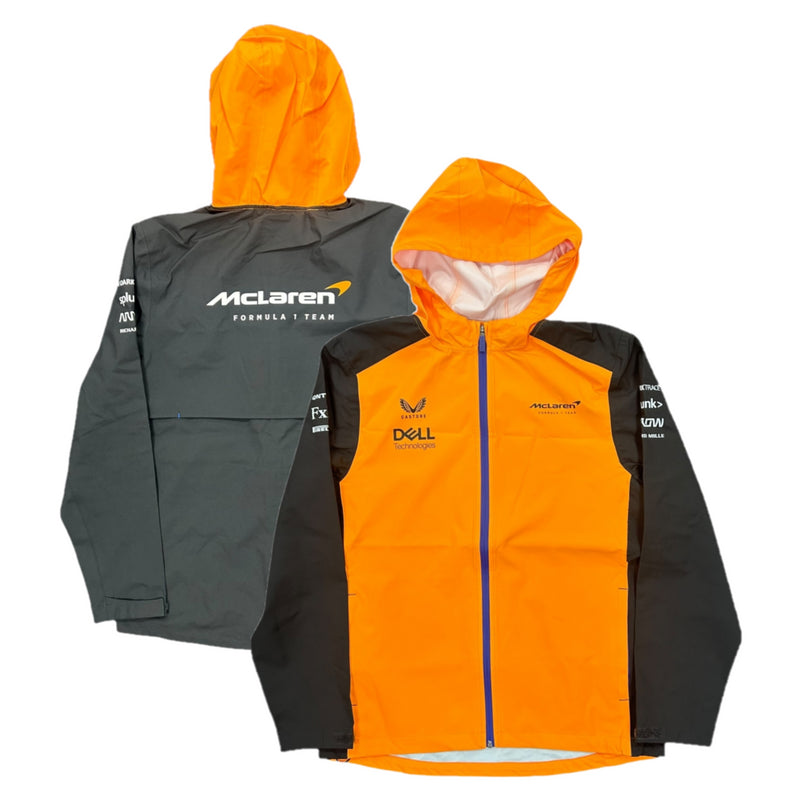 Mclaren Men's Full Zip F1 Castore Waterproof Jacket