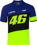 Valentino Rossi Polo Shirt Men's Dual VR46 Yamaha Polo