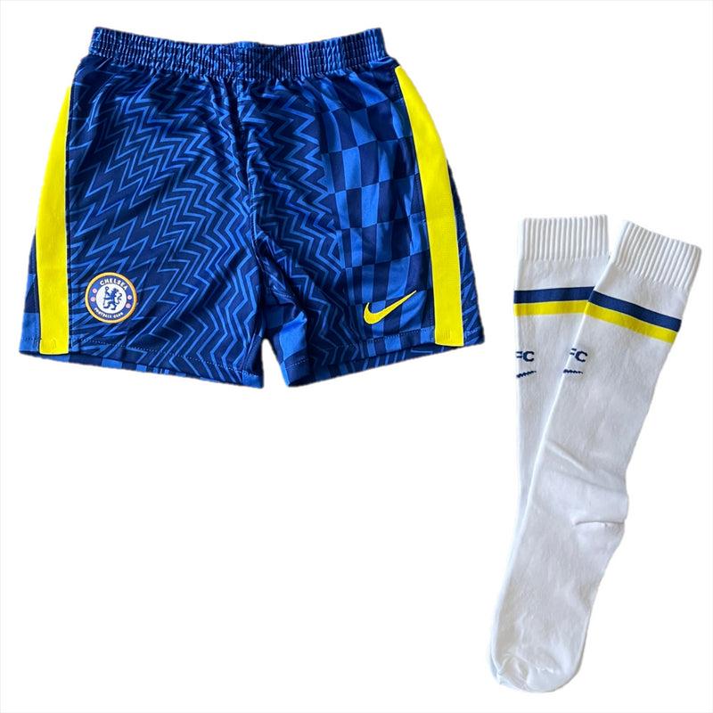 Chelsea Kid's Football Kit Nike Mini Shorts and Socks Set