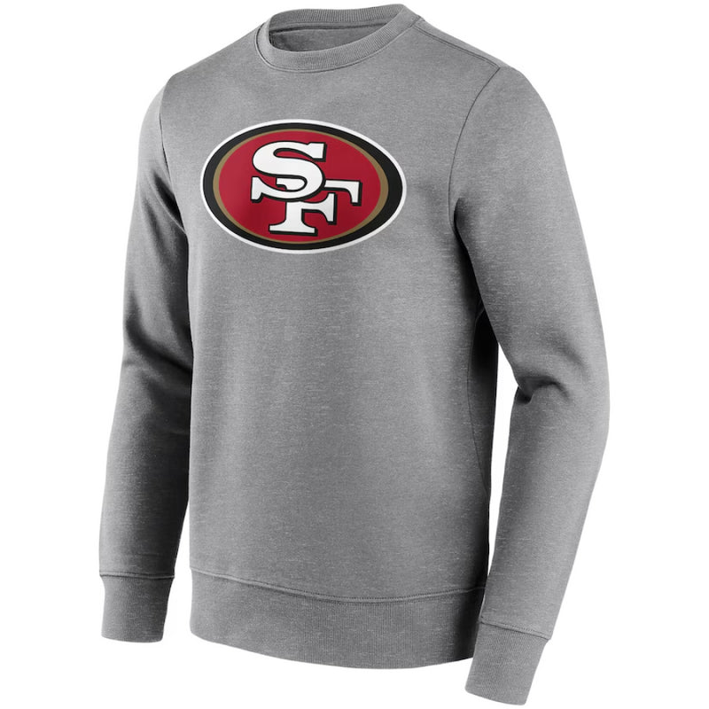 San Francisco 49ers Sweatshirt NFL Grey Logo Sweatshirt