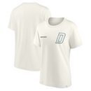 Derby County Women's T-Shirt Football Graphic White Top