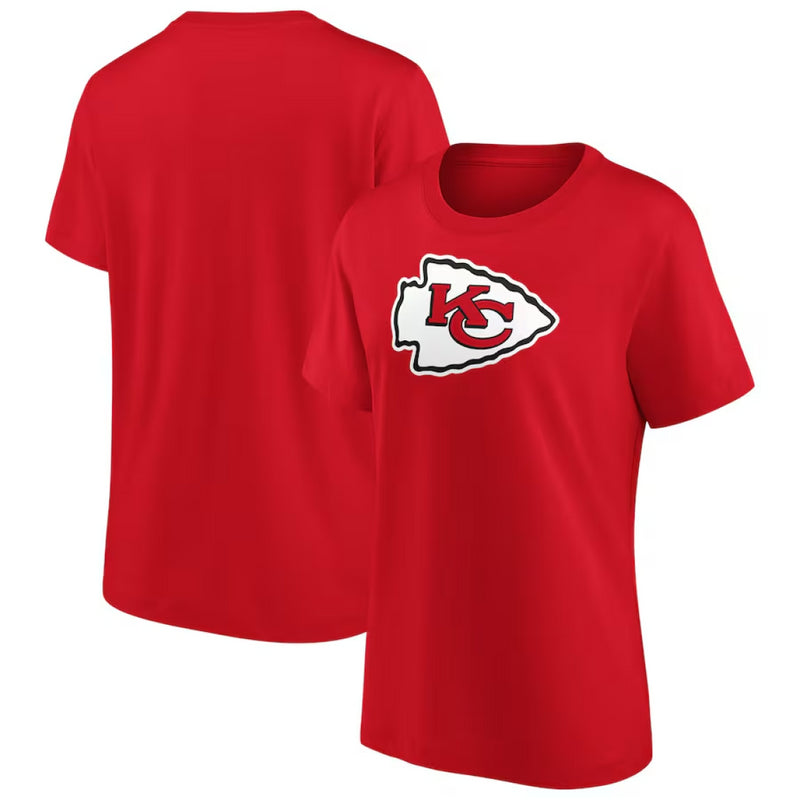 Kansas City Chiefs T-Shirt Women's NFL Primary Logo Red Top