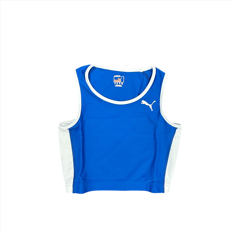 Puma Kid's Crop Top Royal Blue Running Crop Top