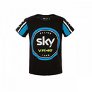 Team Sky MotoGP T-Shirt Women's VR46 Black Racing Top