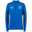 Rangers Football 1/4 Zip Castore Kid's Mid-Layer Blue Top