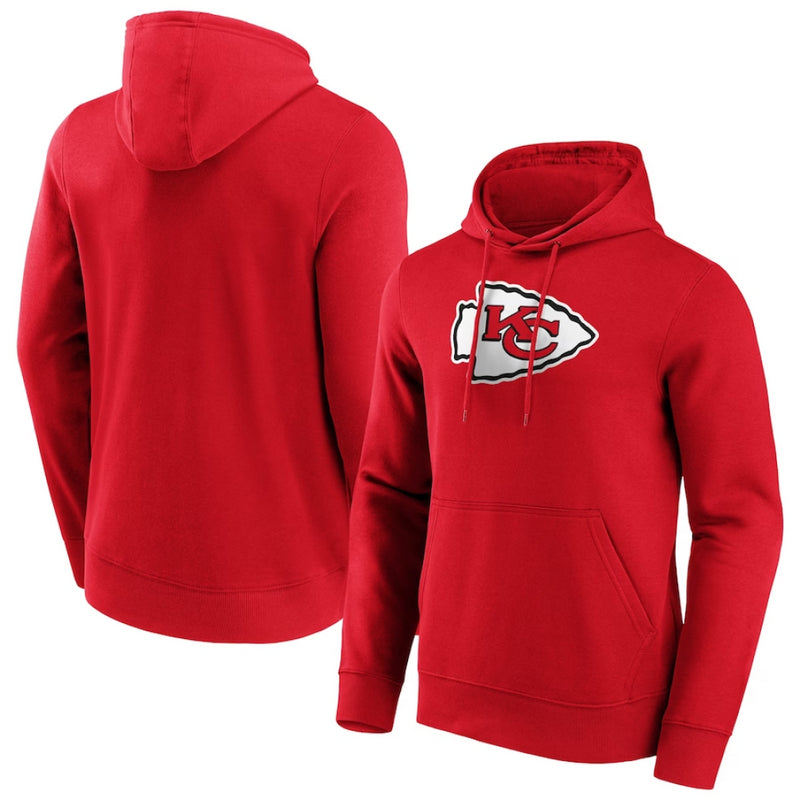 Kansas City Chiefs Hoodie Men's NFL Primary Colour Logo Red Top