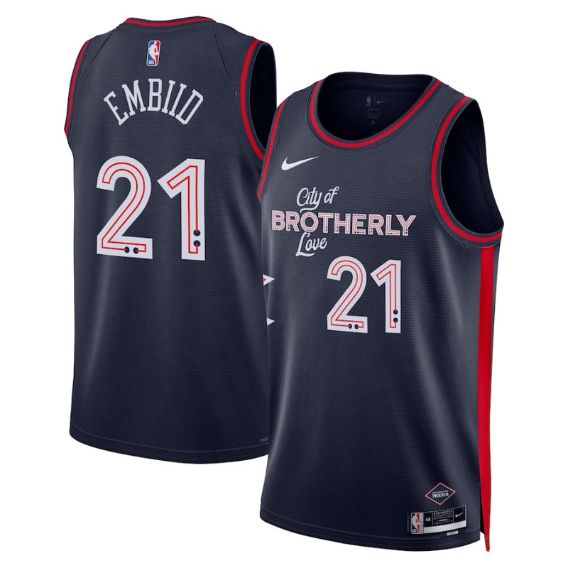 Philadelphia 76ers Men's Jersey NBA Nike City 23/24 - Embiid