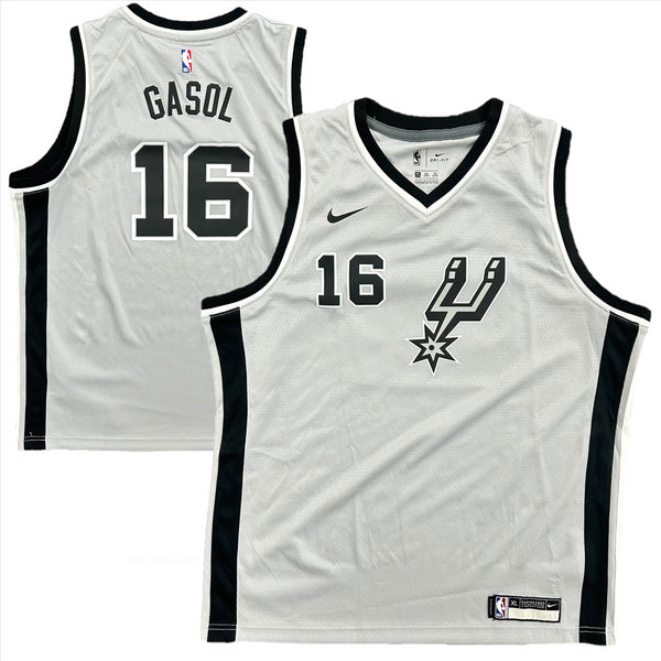 San Antonio Spurs Jersey Kid's Jordan NBA Statement - Gasol 16