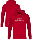Ineos Grenadiers Cycling Hoodie Men's Red Hoodie