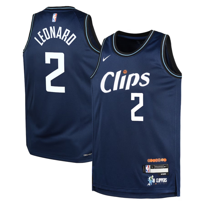 Los Angeles Clippers Jersey Men's Nike NBA City Top - Leonard 2