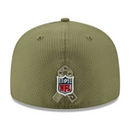 New England Patriots Cap NFL Men's New Era Khaki Fitted Hat