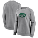 New York Jets Sweatshirt Women's NFL Grey Sweatshirt