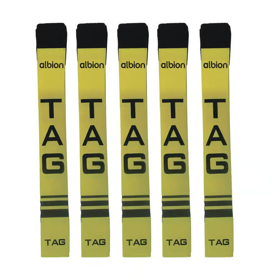 Albion Tag Rugby Belts Yellow 10 Pack Tag Belts