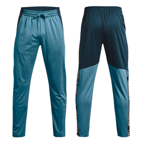 Under Armour Men's Pants UA Tricot Fashion Blue Track Joggers