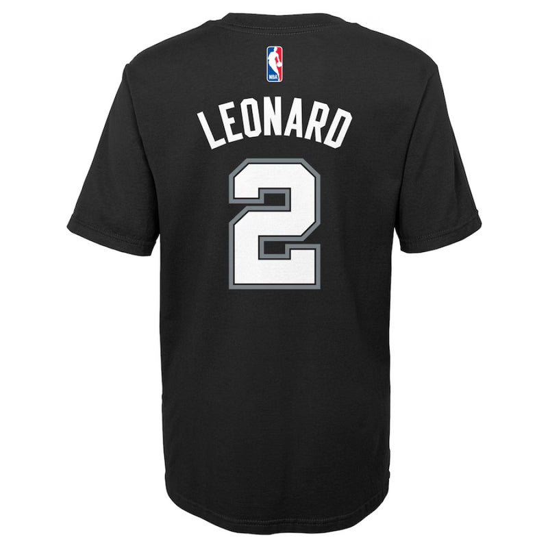 San Antonio Spurs T-Shirt Kid's NBA Leonard 2 N&N Top
