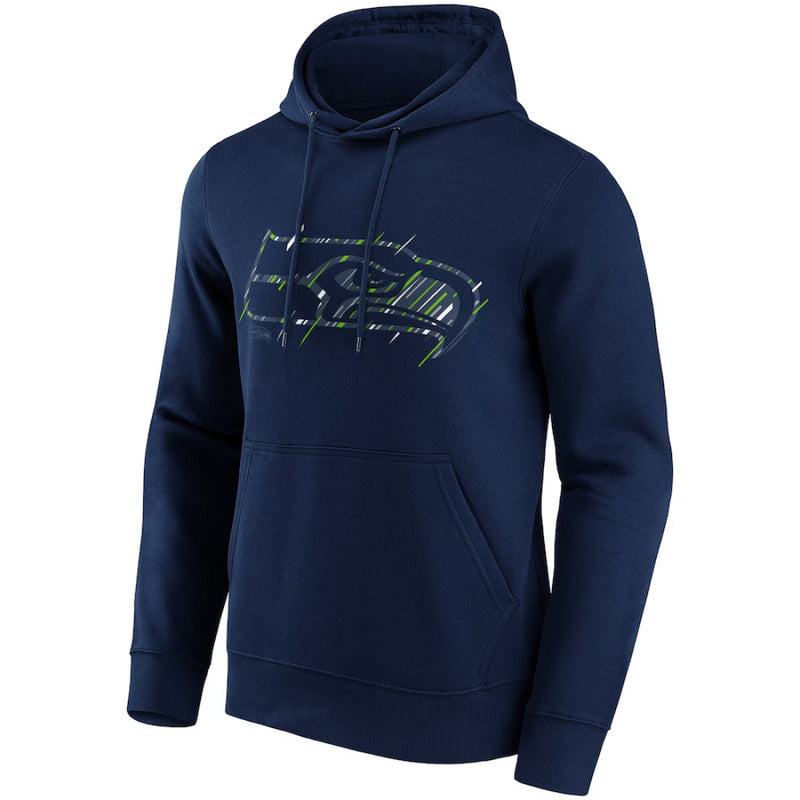 Seattle Seahawks Men's Hoodie NFL Etch Navy Hoodie