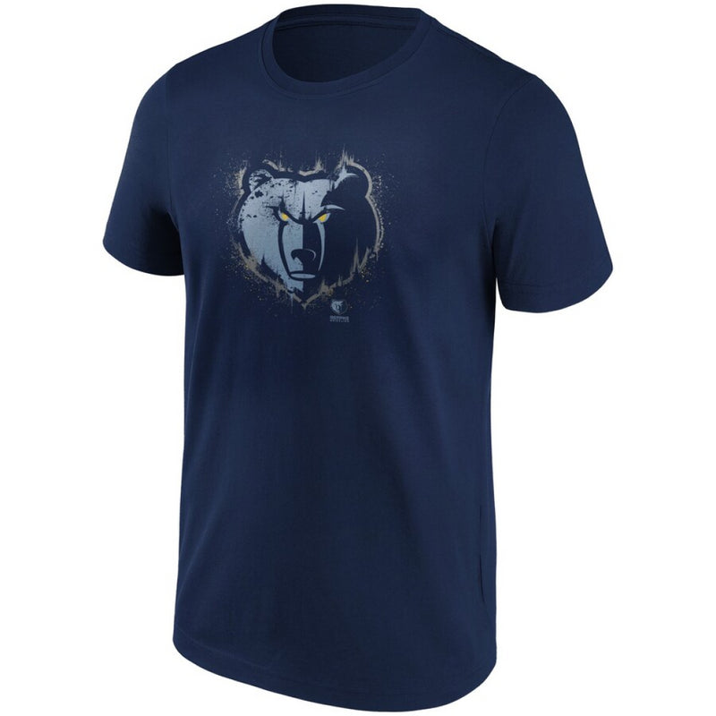 Memphis Grizzlies Men's T-Shirt NBA Splatter Graphic Top