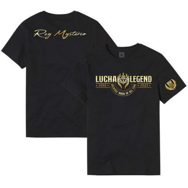 Rey Mysterio Men's T-Shirt WWE 20th Anniversary Lucha Top