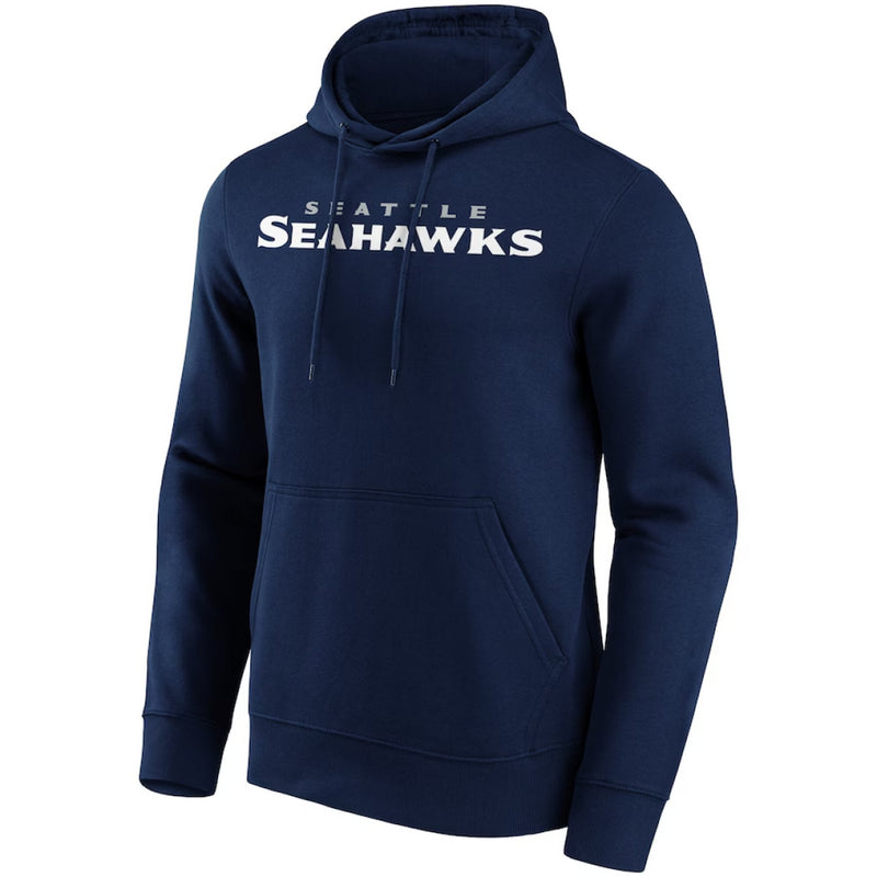 Seattle Seahawks NFL Hoodie Men's Primary Colour Wordmark Top