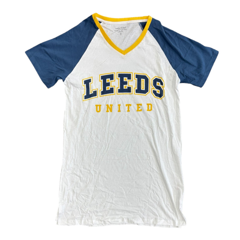 Leeds United Night Dress Kid's Football Raglan Pyjama Dress