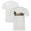 VR46 Men's MotoGP T-Shirt White Motor Ranch GOPRO Top