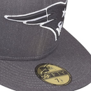 New England Patriots Cap NFL Men's New Era Grey Fitted Hat