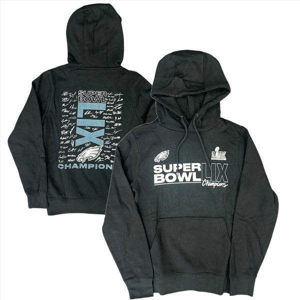 Philadelphia Eagles NFL Hoodie Men's Black Super Bowl Hoodie