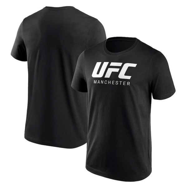 UFC 304 Manchester T-Shirt Men's Logo Black Top
